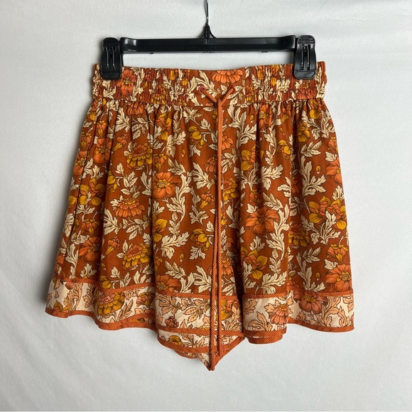 zimmermann andie relaxed short in terracotta - Picture 12 of 13